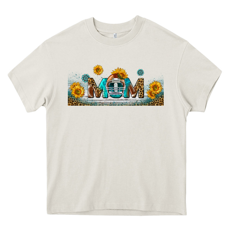 American Football Mom Libbey Glass Heavy Core Tee by BundleAndBundleShop | Teevron