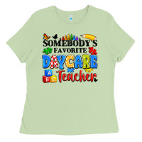 Matcha somebody's favorite daycare teacher Ladies Tee - Artiststas