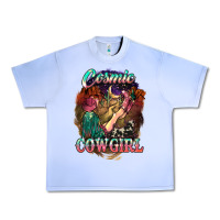 Grape Ice Cosmic Cowgirl Urban Heavy Tee - HowdyJamesFarm