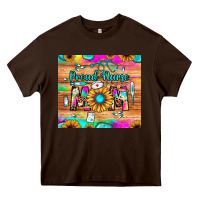 Chocolate Brown proud nurse mom Heavy Core Tee - JahusDesignShop