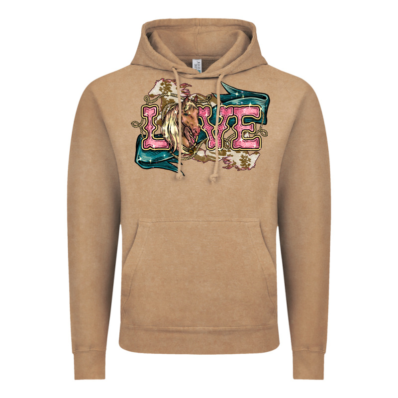Love Horse Vintage Hoodie by HowdyJamesFarm | Teevron