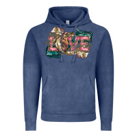 Vintage Denim Love Horse Vintage Hoodie - HowdyJamesFarm