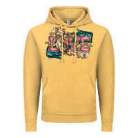 Vintage Mustard Love Horse Vintage Hoodie - HowdyJamesFarm