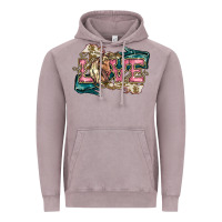 Vintage Zinc Love Horse Vintage Hoodie - HowdyJamesFarm