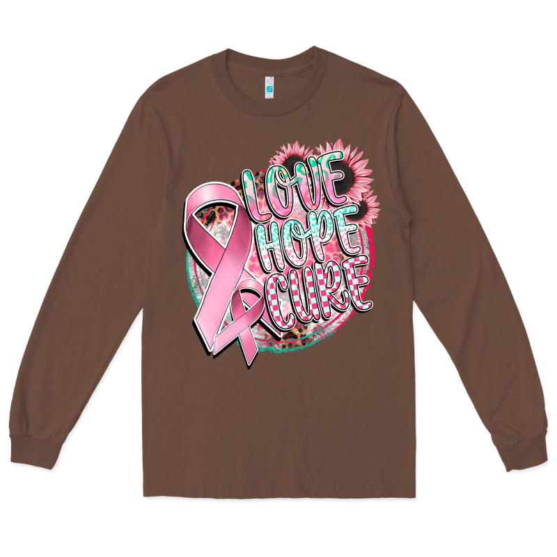 Love Hope Cure Long Sleeve Tee by CowGirlArtShop | Teevron