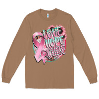 Toasted Coconut love hope cure Long Sleeve Tee - CowGirlArtShop