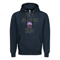 Navy i m a jellyfish duh halloween costume Zipper Hoodie - lanVoArt