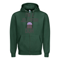 Sports Green i m a jellyfish duh halloween costume Zipper Hoodie - lanVoArt