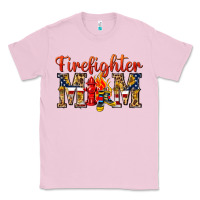 Bubblegum Pink Firefighter Mom Classic Tee - texasbilliewilder