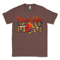 Chestnut Firefighter Mom Classic Tee - texasbilliewilder