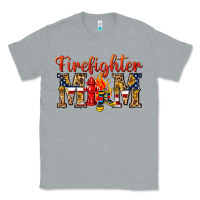 Heather Grey Firefighter Mom Classic Tee - texasbilliewilder