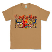 Toasted Coconut Firefighter Mom Classic Tee - texasbilliewilder