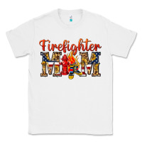 White Firefighter Mom Classic Tee - texasbilliewilder