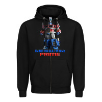 Black optimus prime 2 Zipper Hoodie - lanVoArt