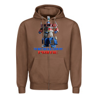 Chestnut optimus prime 2 Zipper Hoodie - lanVoArt