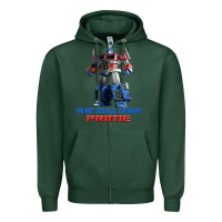 Sports Green optimus prime 2 Zipper Hoodie - lanVoArt