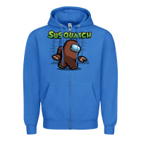 True Royal susquatch gift nature Zipper Hoodie - lanVoArt