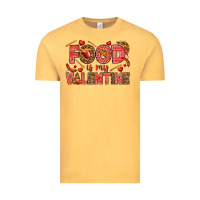 Vintage Mustard Food is my Valentine Vintage Tee - HowdyJamesFarm