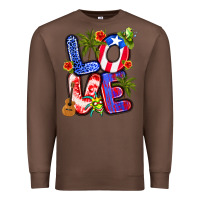 Chestnut puerto rico love Premium Sweatshirt - Artiststas