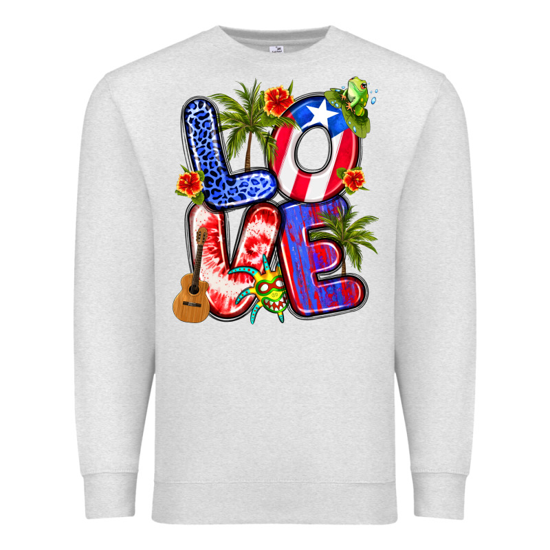 Puerto Rico Love Premium Sweatshirt by Artiststas | Teevron