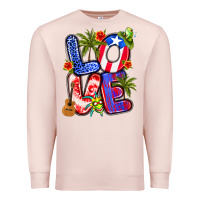Pale Pink puerto rico love Premium Sweatshirt - Artiststas