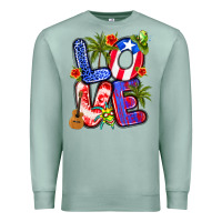 Seafoam puerto rico love Premium Sweatshirt - Artiststas