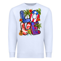 White puerto rico love Premium Sweatshirt - Artiststas