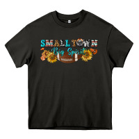 Asphalt small town big spirit Heavy Core Tee - BundleAndBundleShop