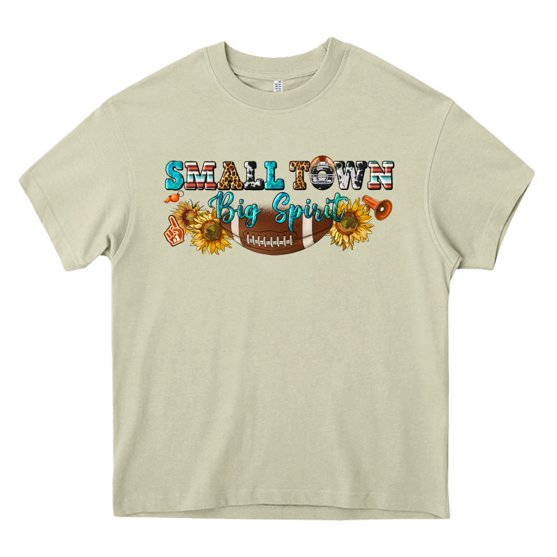 Small Town Big Spirit Heavy Core Tee by BundleAndBundleShop | Teevron
