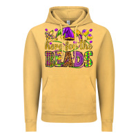 Vintage Mustard Here for the beads Vintage Hoodie - HowdyJamesFarm