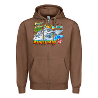 Chestnut 2024 Cruisin Zipper Hoodie - CowhideDigitalArt