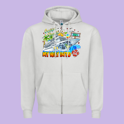 2024 Cruisin Zipper Hoodie Designed By Cowhidedigitalart