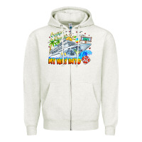 Oatmeal Heather 2024 Cruisin Zipper Hoodie - CowhideDigitalArt
