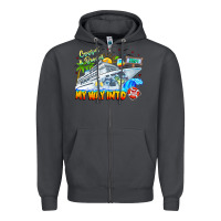 Smoke 2024 Cruisin Zipper Hoodie - CowhideDigitalArt