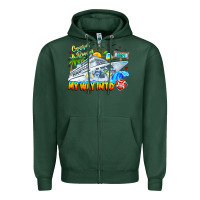 Sports Green 2024 Cruisin Zipper Hoodie - CowhideDigitalArt