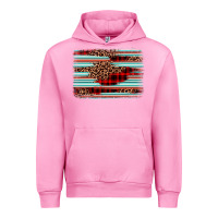 Fuchsia Pink leopard serape background Urban Hoodie - BarkalooDesign