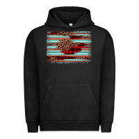 Pigment Black leopard serape background Urban Hoodie - BarkalooDesign