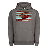 Pigment Tornado leopard serape background Urban Hoodie - BarkalooDesign