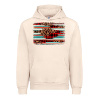 Sandshell leopard serape background Urban Hoodie - BarkalooDesign
