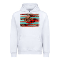 White leopard serape background Urban Hoodie - BarkalooDesign