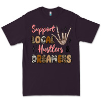 Plum support local hustlers and dreamers Premium Tee - Artiststas