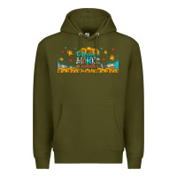Army Green difference maker teacher life libbey glass Premium Hoodie - BundleAndBundleShop
