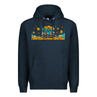Navy difference maker teacher life libbey glass Premium Hoodie - BundleAndBundleShop