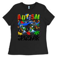 Black autism crusher Ladies Tee - Artiststas