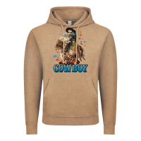 Vintage Coffee Little Cowboy Midilli Horse kid boy Vintage Hoodie - HowdyJamesFarm