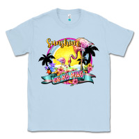 Dusty Blue sunshine on my mind Classic Tee - NancyCooperArtShop