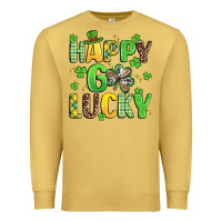 Antique Gold happy go lucky Premium Sweatshirt - Artiststas