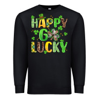 Black happy go lucky Premium Sweatshirt - Artiststas