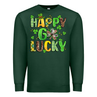 Sports Green happy go lucky Premium Sweatshirt - Artiststas