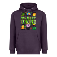 Plum one lucky teacher lucky charm Heavyweight Hoodie - Artiststas